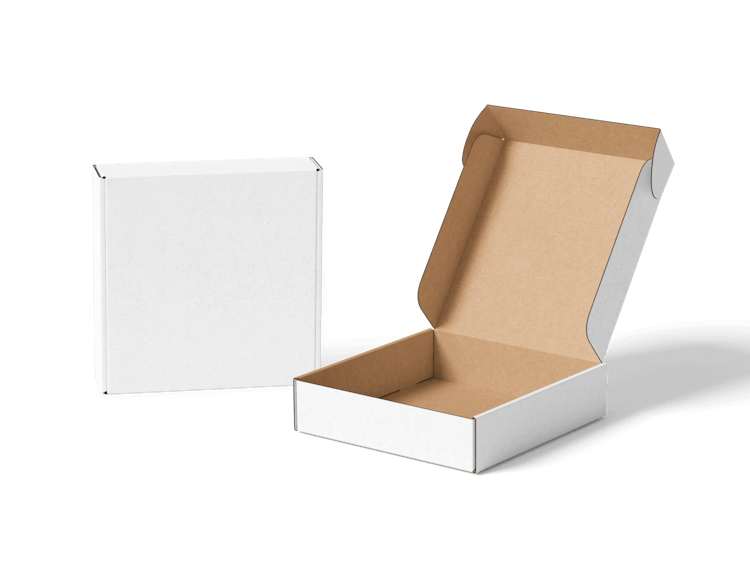Boîte d'expédition sans impression